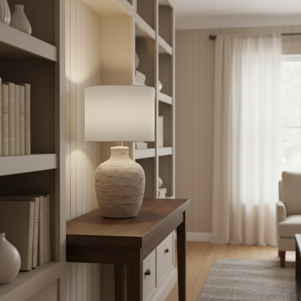 Textured Ceramic Table Lamp