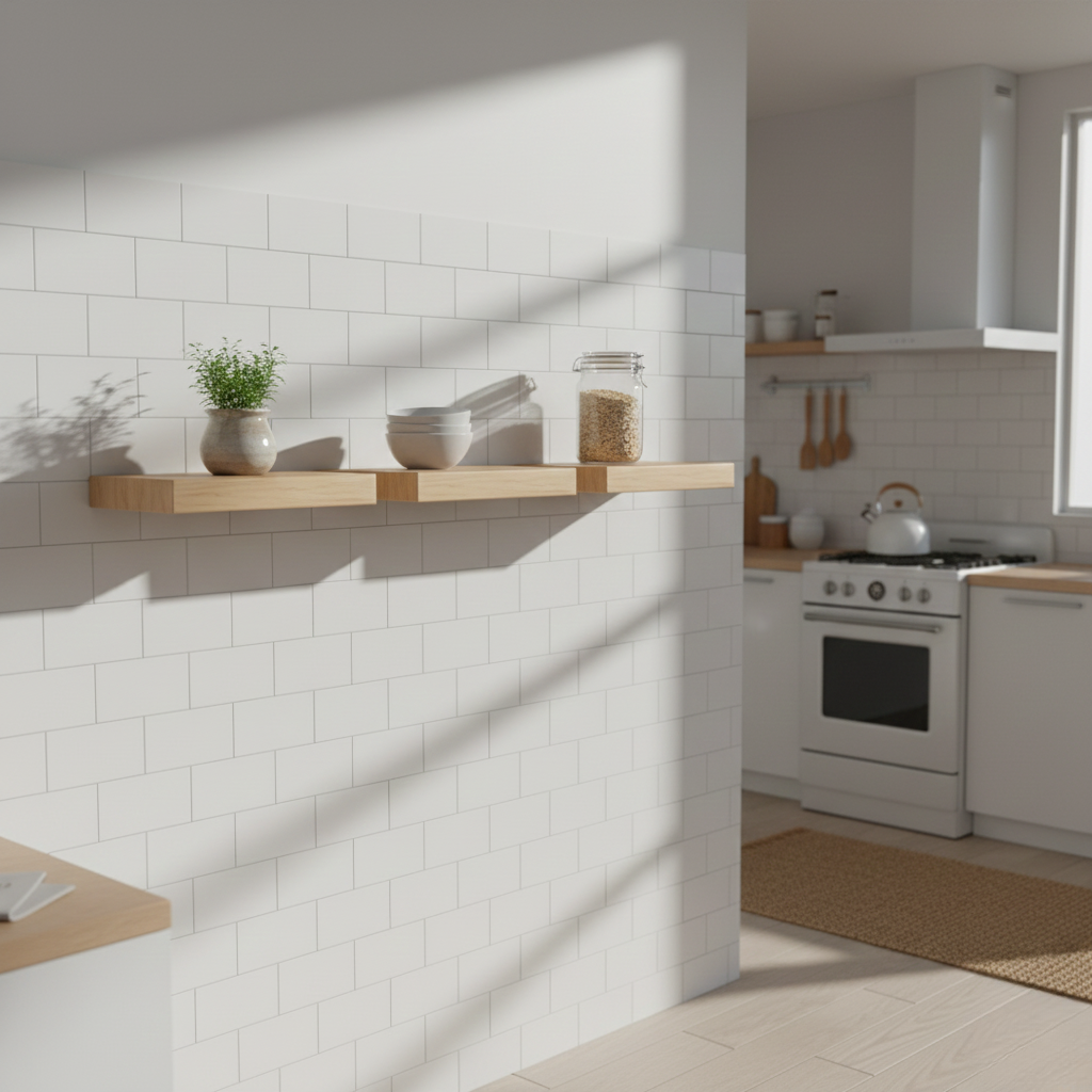 Floating Display Shelf Set