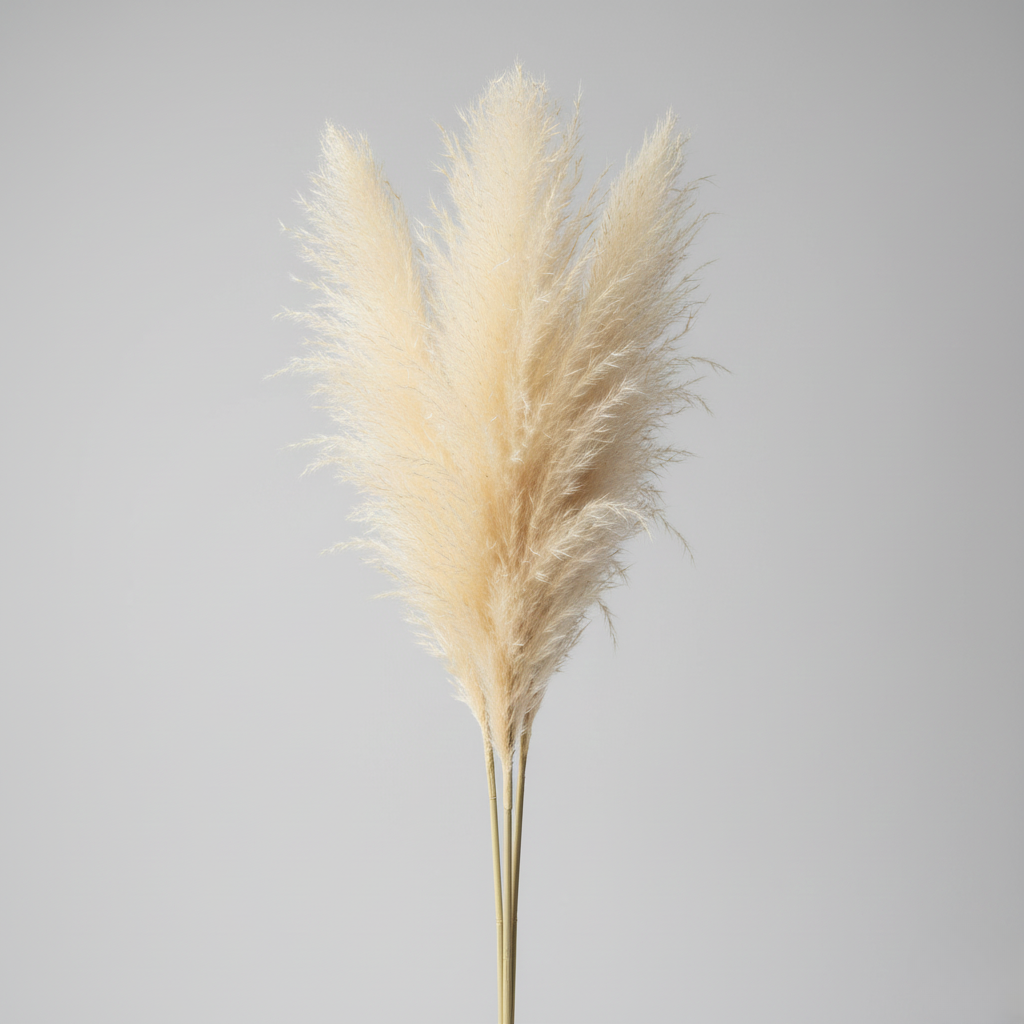 Faux Pampas Grass Stems