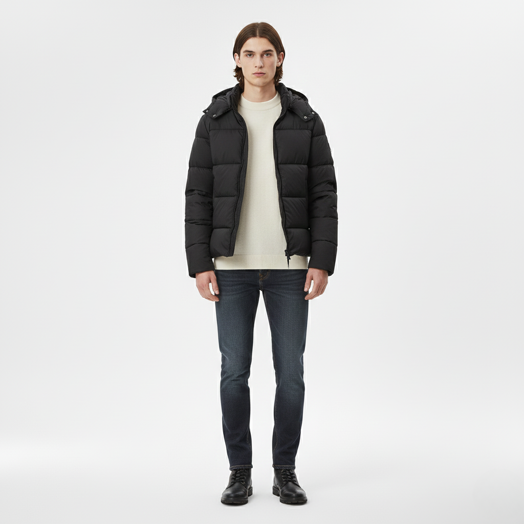 Men's Quilted Puffer Jacket