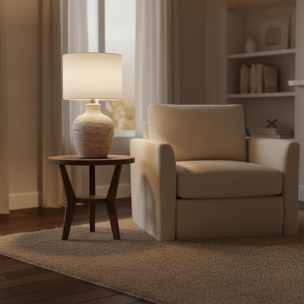 Textured Ceramic Table Lamp