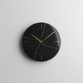 Black Marble Wall Clock