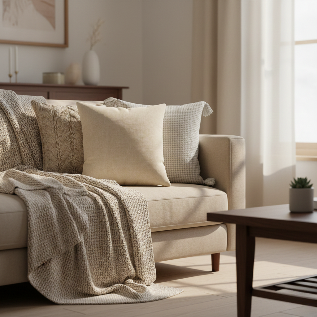 Neutral Cushion Cover Set