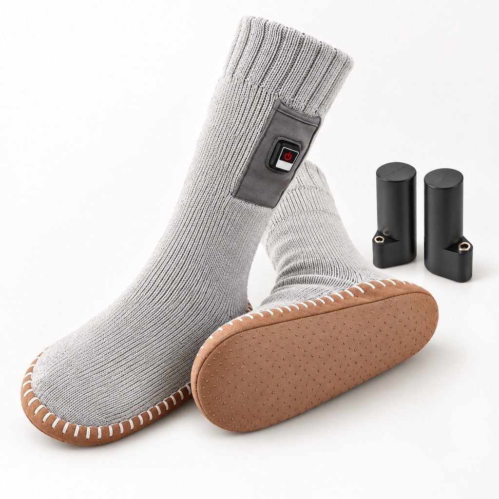 Rechargeable Heated Slipper Socks for Cozy Winter Comfort