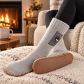 Rechargeable Heated Slipper Socks for Cozy Winter Comfort