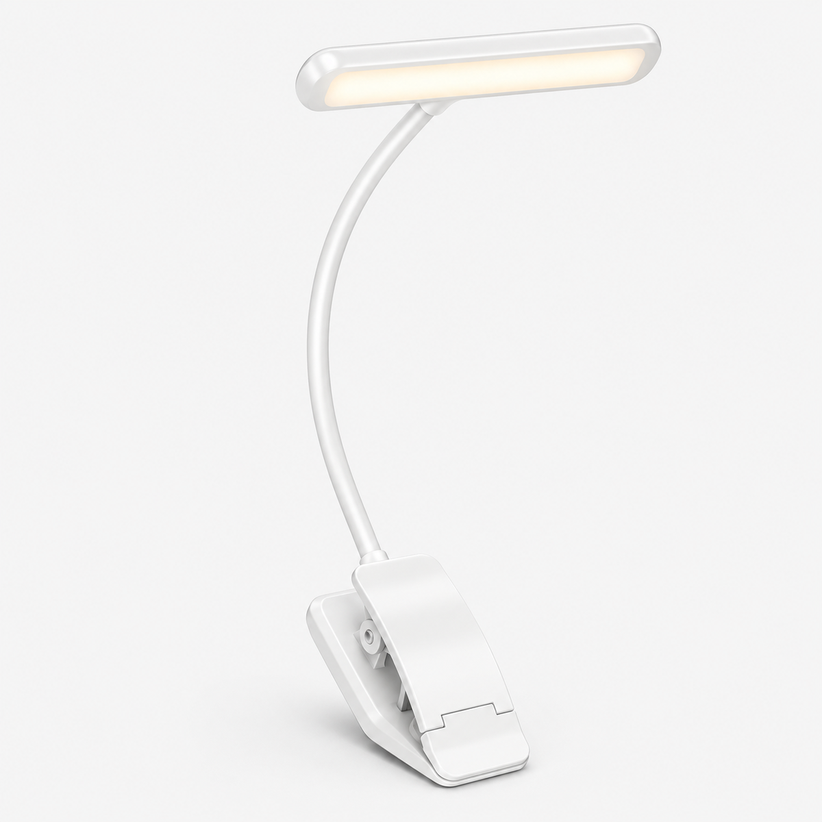 Rechargeable Clip-On Reading Light with Adjustable Brightness