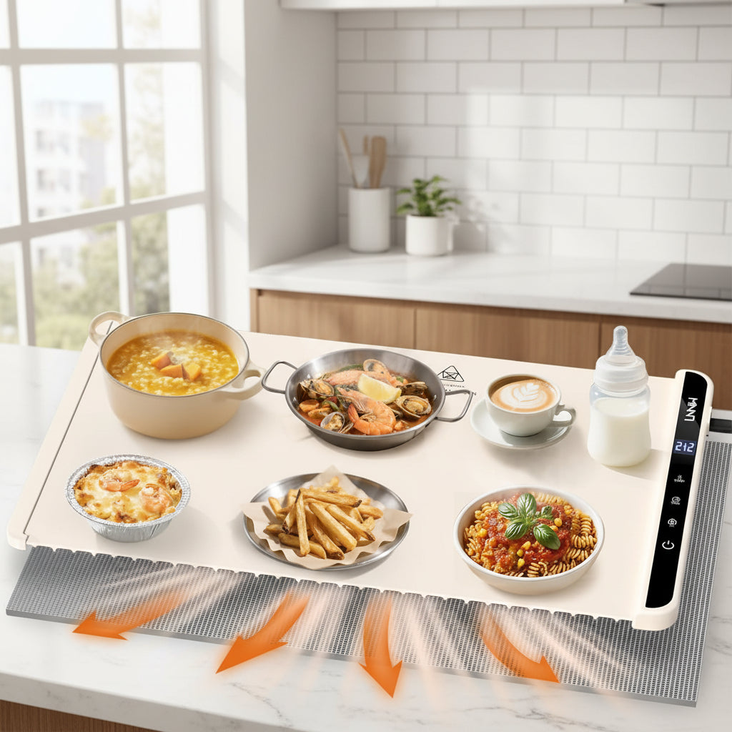 Electric Food Warming Mat for Buffets & Family Dinners