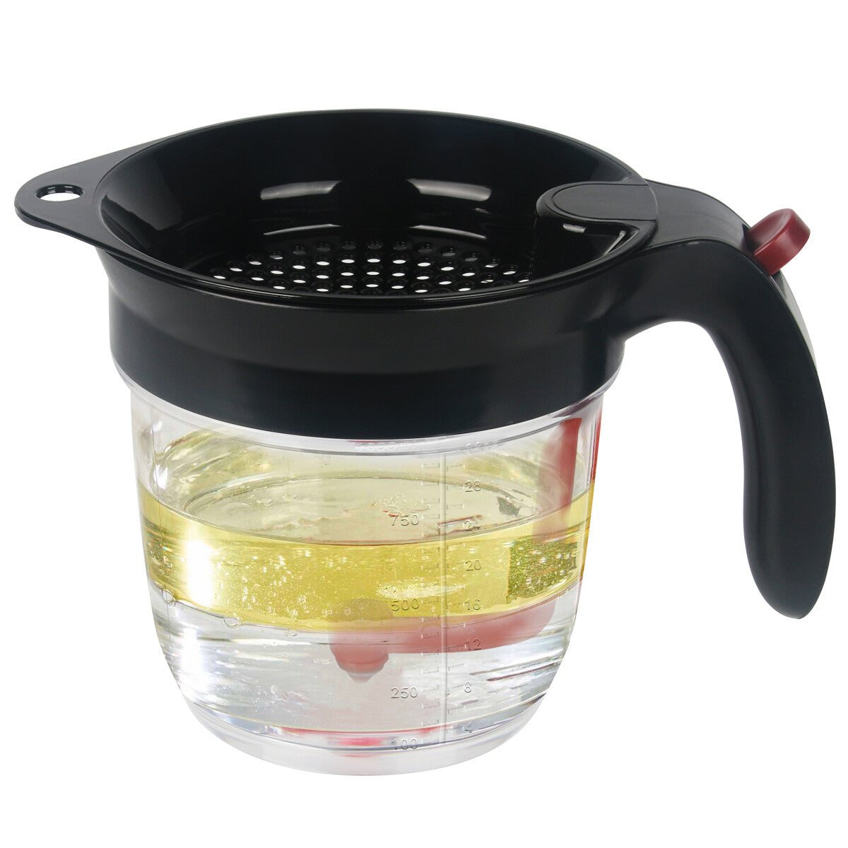 Gravy Fat Separator – 4 Cup, Bottom Release with Strainer
