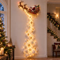 Light Up Christmas Wall Decorations | Santa & Reindeer