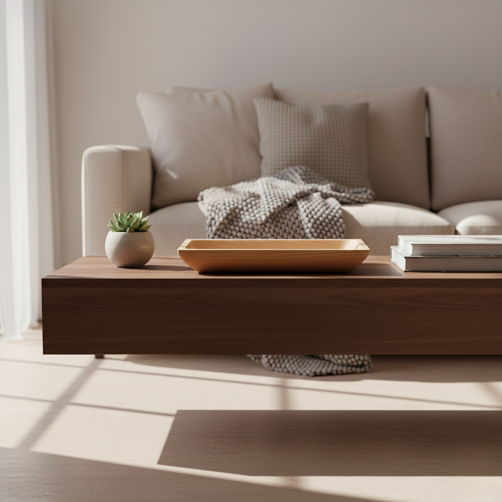 Rustic Wooden Serving Tray