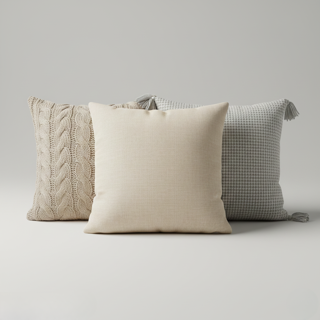 Neutral Cushion Cover Set