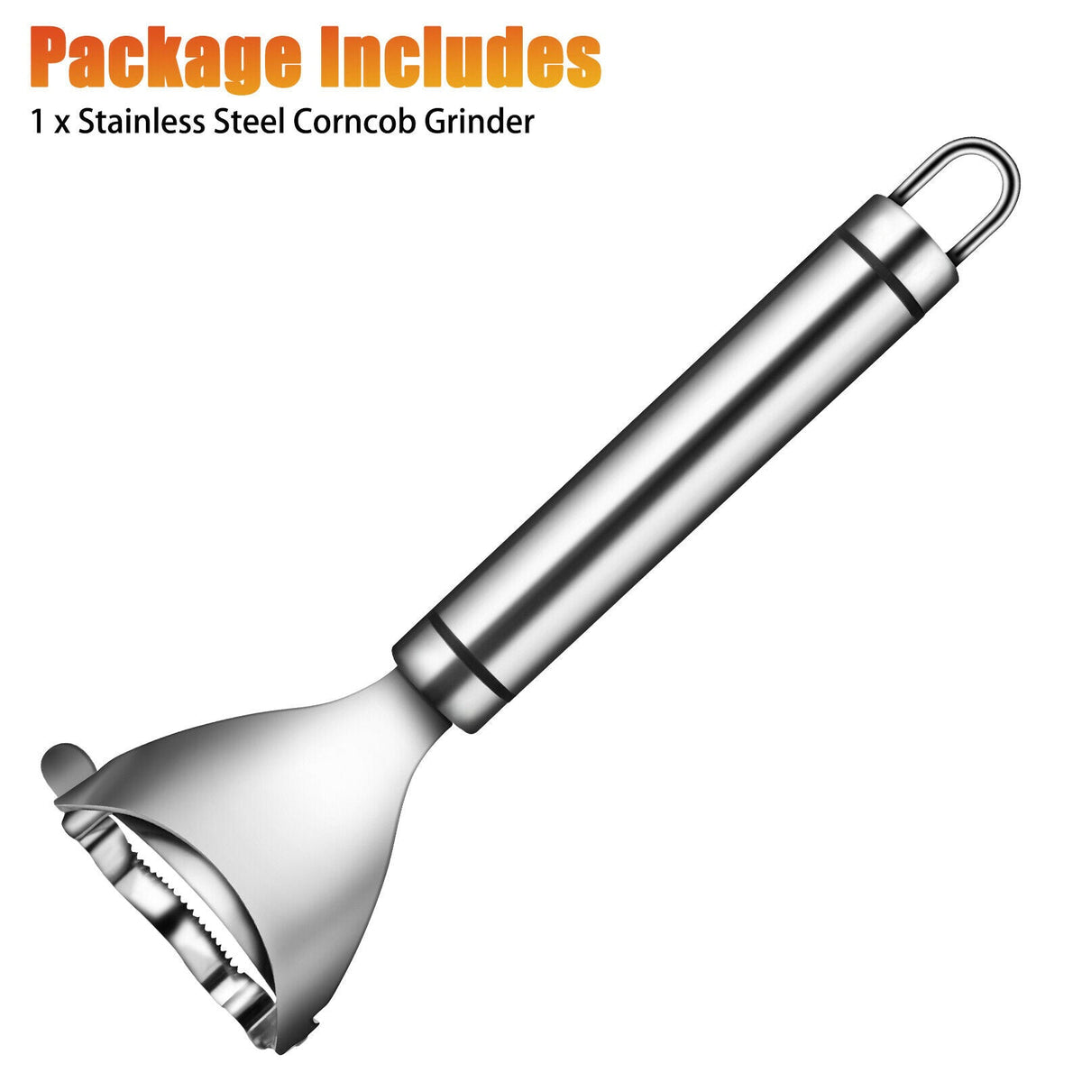 Stainless Steel Corn Peeler | Easy Kernel Remover